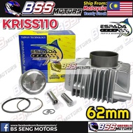 ESPADA Block Racing KRISS 110 KRISS110 57MM 60MM 62MM 65MM Semi Dome Piston Block Blok Cylinder Raci