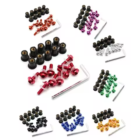 Motorcycle accessories M5 Windshield Screw Mounting Bolts For Suzuki GSXR GSX-R 600 750 1000 K1 K2 K