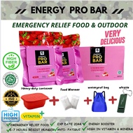 (PROMO)ENERGY PRO BAR EMERGENCY FOOD RELIEF & OUTDOOR IN STRAWBERRY CHEESECAKE FLAVOUR.