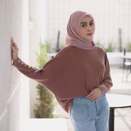 SIENA BATWING TOP Inner Top Long Sleeve Muslimah Blouse