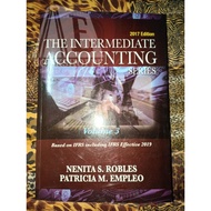 Slightly Damaged ORIGINAL Intermediate Accounting Volume 3 by Robles & Empleo