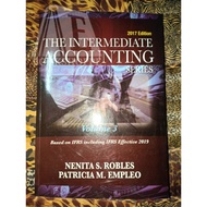 Slightly Damaged ORIGINAL Intermediate Accounting Volume 3 by Robles &amp; Empleo