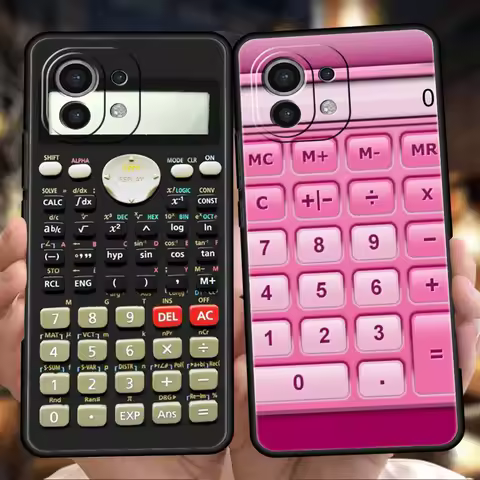 Retro Calculator Phone Case for Xiaomi Poco F6 F5 F4 F3 X6 X5 X4 X3 NFC M5 M4 M3 C51 C50 C55 GT 5G S
