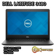 โน๊ตบุ๊ค notebook DELL 3480 // สเปค i5-7200  2.50ghz ram 8 gb SSD 120/250 gb REFURBISHED