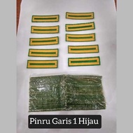 HIJAU MERAH Embroidered Scout Rank Badge/ - Scout Rank Badge Line 1 Green Red/ Scout Bet/