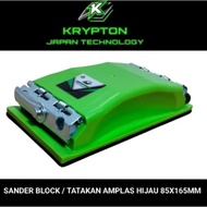 KRYPTON sander block sanding coaster 85X165mm/ 85x175mm