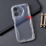 REALME NOTE 60 REALME NOTE 60X CASE MELTING WAVY CLEAR CASE REALME NOTE 60 REALME NOTE 60X G01