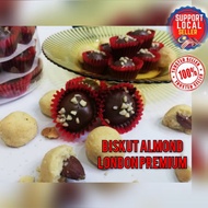 Biskut almond london premium