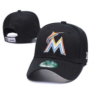 MLB Baseball Cap Miami Marlins Unisex Beach Hat Sprts Cap Hip-hp Cap Adjustable Tide Hat
