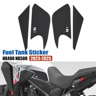 Motorcycle fuel tank pad protector sticker decal knee pad for NX 500 nx500 NX400 nx400 2023 2024 202