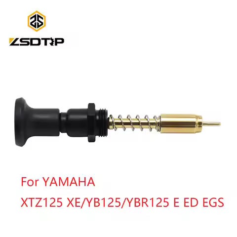 ZSDTRP Carburetor Manual Choke Starter Plunger Switch Throttle Valve For YAMAHA XTZ125 XE YB125 YBR1