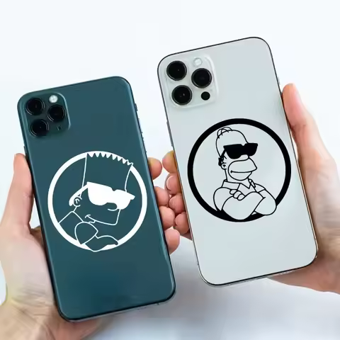 Bart Sunglasses Simpson Vinyl Sticker Car Window Bumper Laptop Phone Truck Helmet Cup Mug Decal Home