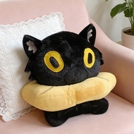 Cute Cat Stuffed Animal Bedroom Decor Black & Grey Adds Modern Charm. Bedroom Nightstand Decor