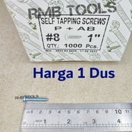 8x1 PH Tapping Screws 8x1 Tapping Screws PH 8x1 1000Pcs/DUS