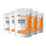 BulkSupplements.com Calcium Citrate Powder - Calcium Citrate Supplement, Calcium Citrate 1000mg - Hi