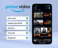 PRIME VIDEO PREMIUM 1 BULAN SHARING & PRIVATE  BERGARANSI