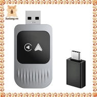 [luxiang.vn] Wireless Carplay 2 in 1 Android AUTO WiFi& Bluetooth Car Adapter Wired USB-C to Wireles