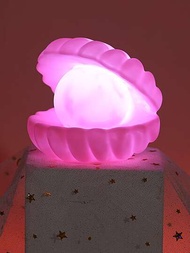 1入組塑膠小夜燈,創意外殼設計LED小夜燈