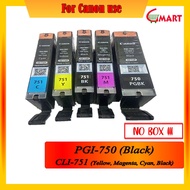 [ NO BOX  ] Canon PGI 750 / CLI 751 Original ink Cartridge (PBK,BK,C,M,Y,G)
