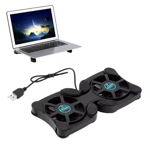 Cooler Notebook Cooling Pad Radiator Cooler Master Computer Accessories USB Mini Laptop Fan Stand No