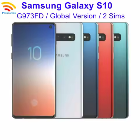 Original Samsung Galaxy S10 Duos G973FD G973F/DS Dual Sim Global Version 6.1" 8GB RAM 128GB ROM Exyn