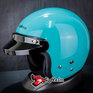 Cargloss HELMET CFM RETRO | Cyan CYAN | Cf RETRO CARGLOS ORIGINAL