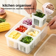 Food storage Kitchen organizer bekas bawang spice container bekas rempah ratus set  egg storage Frid