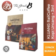 Combo: Original Kluang Rail Coffee, Kopi Uncang and 3in1 Coffee