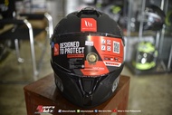 MT HELMETS TARGO S LOST MATT BLACK (ด้าน)