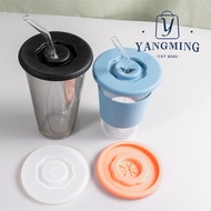 YANGYANG 3PCS Silicone Cup Lid, Universal Soft Cup Dustproof Cover,  Diameter 95mm Seal Leakproof Te