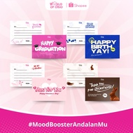 Post+greeting Card 15x10 Writing Greeting Card - Thankcard, Greeting Card, Message Costume, Greeting