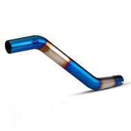 Motorcycle Stainless steel Slip On Middle Exhaust Link Pipe Adapter Connector For CFmoto NK400 650NK