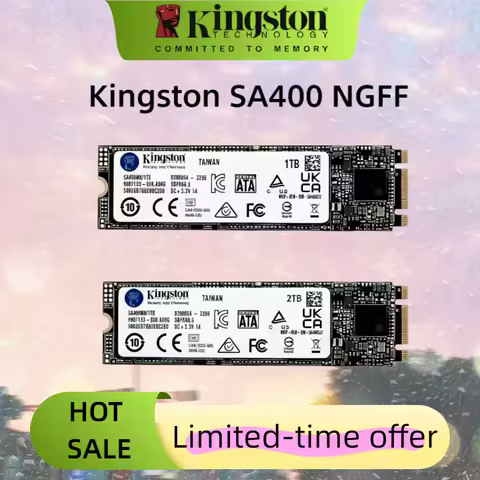 Kingston A400-NGFF SSD M.2 2280 Internal Solid State Drives 2TB 1TB M.2 SSDs SATA Hard Disk for Lapt