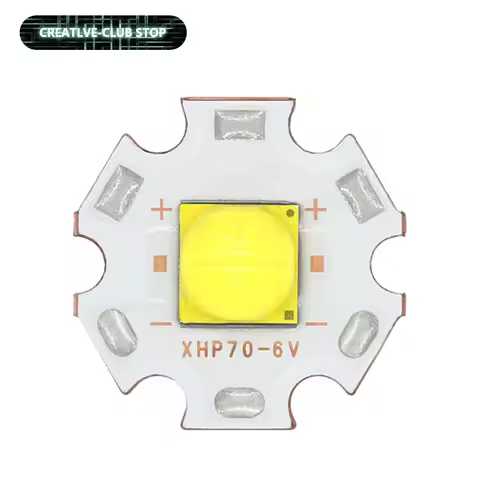 Flashlight Original XHP50 XHP70 XHP50.2 XHP70.2 2 generation Cool White LED Emitter DC 6V 12V with 1