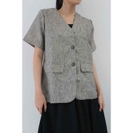 Everclo - Dami Blazer - Women's Short Sleeve Outerwear Blazer Top