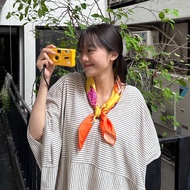 Tohe silk scarves, scarves, shoulder scarves, scarf accessories in many ways to wear (66x66cm)