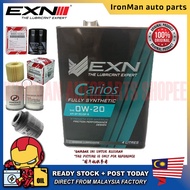 EXN CARIOS SAE 0W20 FULLY SYNTHETIC 4L MOLYTECH Engine Oil (4L) Toyota Nissan 0W-20 Minyak Hitam Com