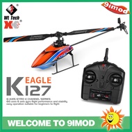 WLtoys K127 RC Helicopter 2.4G 4CH 6-Aixs Gyroscope Hover Air Pressure Fixed Height Single Blade Min