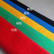 AT/💛Pure Cotton Red Fabric Yellow Cloth White Cloth Black Cloth Green Cloth Blue Cloth Polyester Cotton Five-Color Buddh