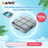 MAIWO 2230 M.2 NVMe Enclosure  SATA M.2 SSD Casing 2230 SSD Enclosure  For Phone Type C 10Gbps For M