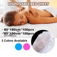 [SG Seller]100pcs Disposable Non-Woven Bedsheet/Massage Bed Sheet/Disposable Bedsheet