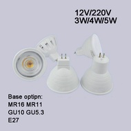 LED Bulb Lamp Cup Light E27 E14 MR16 GU5.3 GU10 AC 220V AC/DC 12V 3W 4W 5W High Brightness Spotlight