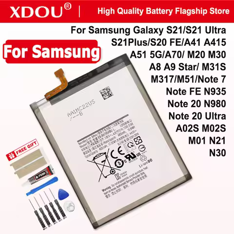 Brand New Battery For Samsung For Samsung Galaxy S21/S21 Ultra/S21Plus/S20 FE/A41/A51 5G/A70/Note 20