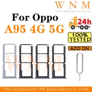 For OPPO A95 4G 5G Sim Card Tray Sim Card Slot Holder Card Holder Reader SD Slot Adapter Replacement