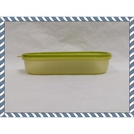Tupperware Ezy Oval Keeper Food Container with Cover Oval Design Green Color
