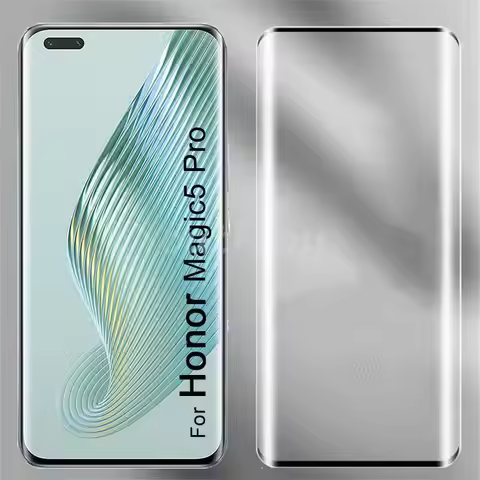 For Honor Magic5 Pro Glass 3D Curved Screen Lens Protector Film Honor Magic 5 Pro Tempered Glass Mag