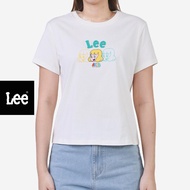 LEE เสื้อยืดแขนสั้นผู้หญิง คอลเลคชั่น Lee x Akid From Yesterday ทรง Regular รุ่น LE F225WTSSN06