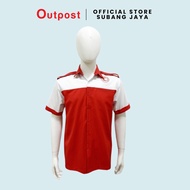 Outpost Corporate Shirt/F1 Shirt/Baju Korporat Pegawai Lelaki Bulan Sabit Merah Malaysia (BSMM) - Ne