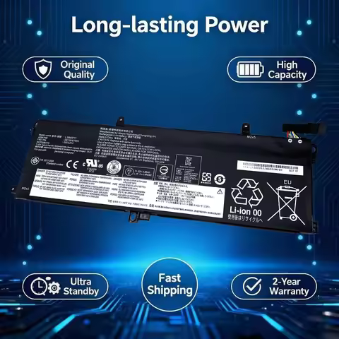 Original L18M3P71 Laptop Battery L18L3P71 For Lenovo ThinkPad T590 P53S T15 02DL011 02DL012 SB10K976