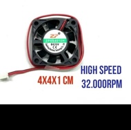 Cooling Fan Kipas Dc High Speed High Rpm Tipis 5V Tinggi 4Cm 4 Cm 5Volt 5 Volt 4X4 4 32.000Rpm 32000